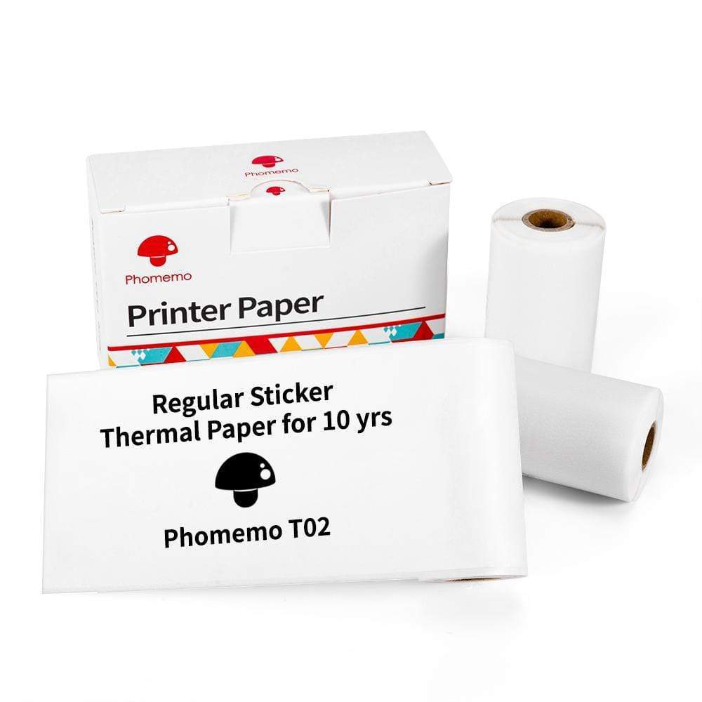 PrintPal™ T02 – Mini Inkless Bluetooth Label & Photo Printer