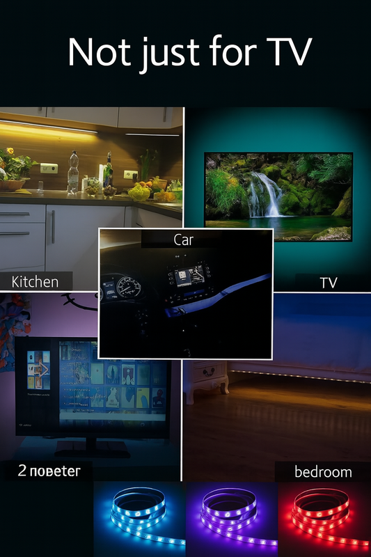 GlowStrip USB – RGB LED Strip Light with Remote Control