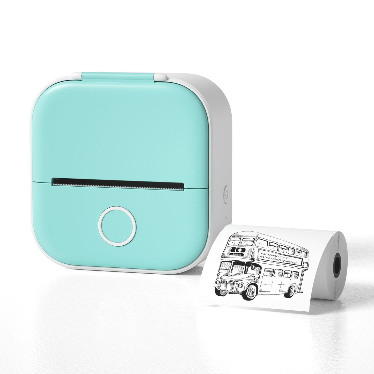 PrintPal™ T02 – Mini Inkless Bluetooth Label & Photo Printer