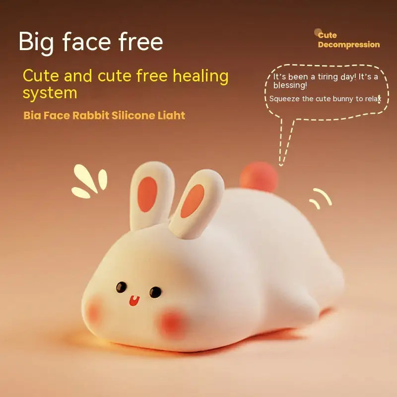 LumiBunny™ Touch Night Light – Soft Silicone LED Lamp