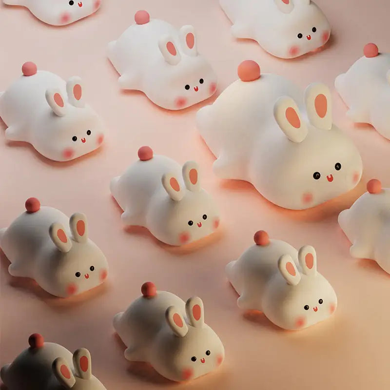 LumiBunny™ Touch Night Light – Soft Silicone LED Lamp