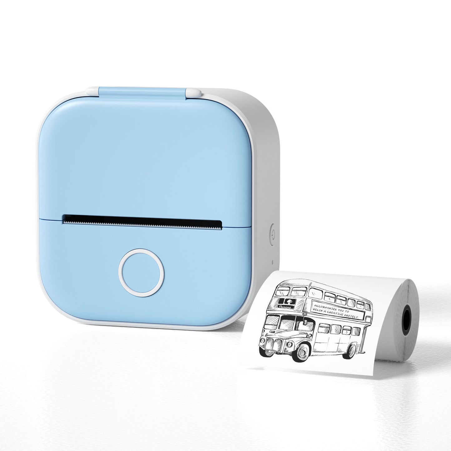 PrintPal™ T02 – Mini Inkless Bluetooth Label & Photo Printer