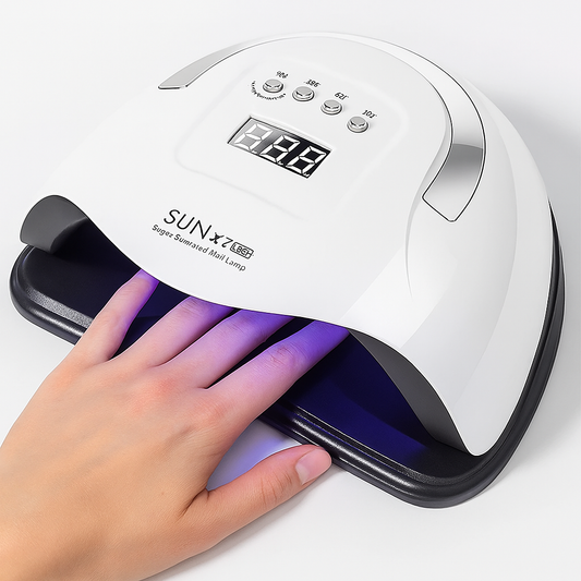 LumiNails™ Pro 220W UV LED Nail Dryer – Fast Gel Curing Lamp