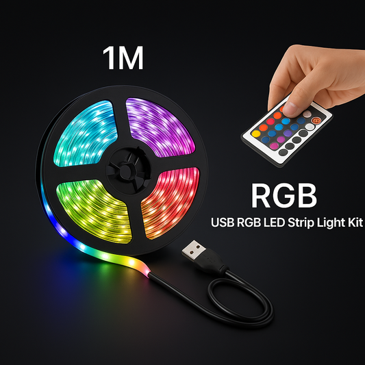 GlowStrip USB – RGB LED Strip Light with Remote Control