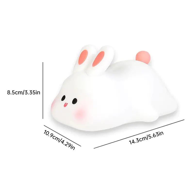 LumiBunny™ Touch Night Light – Soft Silicone LED Lamp